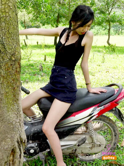 Biker girl dancing by the forest | 22 Minutes | 4K