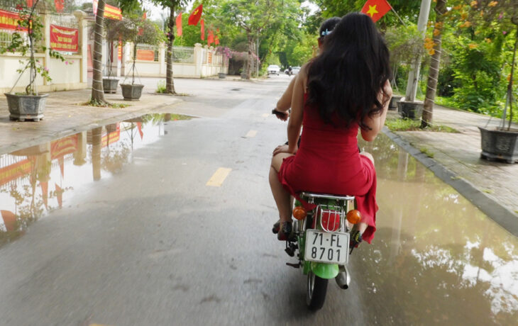 Girls on a Honda Cub Road Trip Gone Wrong