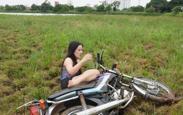 Mud Rescue with High Heels